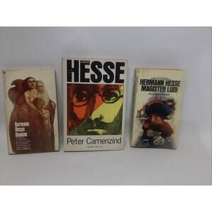 3 Hermann Hesse Paperback Set Demian Peter Camenzind Magister Ludi